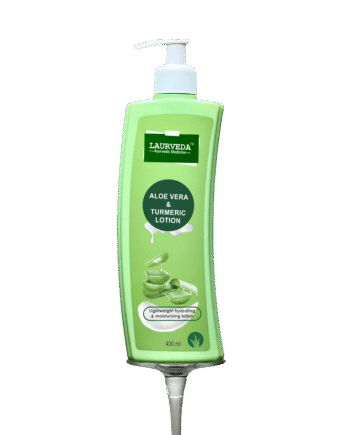 ✨ Laurveda Aloe Vera & Turmeric Lotion – 400ml ✨